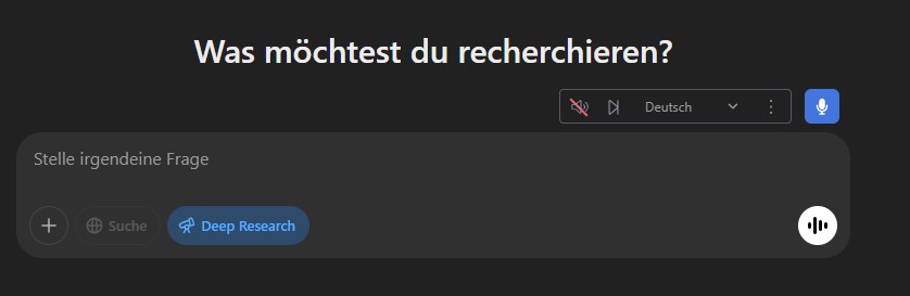 Recherchefenster Recherchefenster ChatGPT